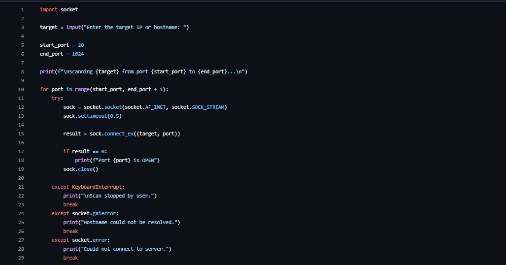 Port Scanner